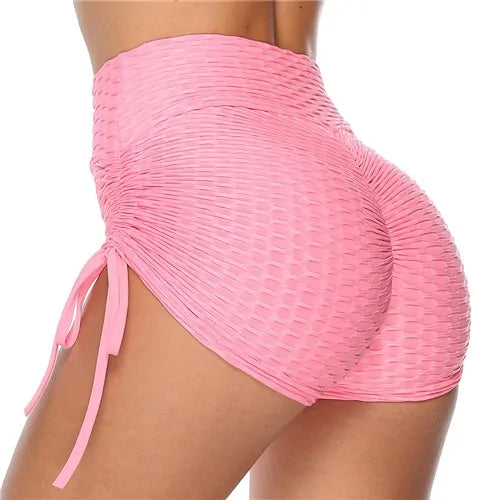 Women's High Waist Athletic Gym Shorts