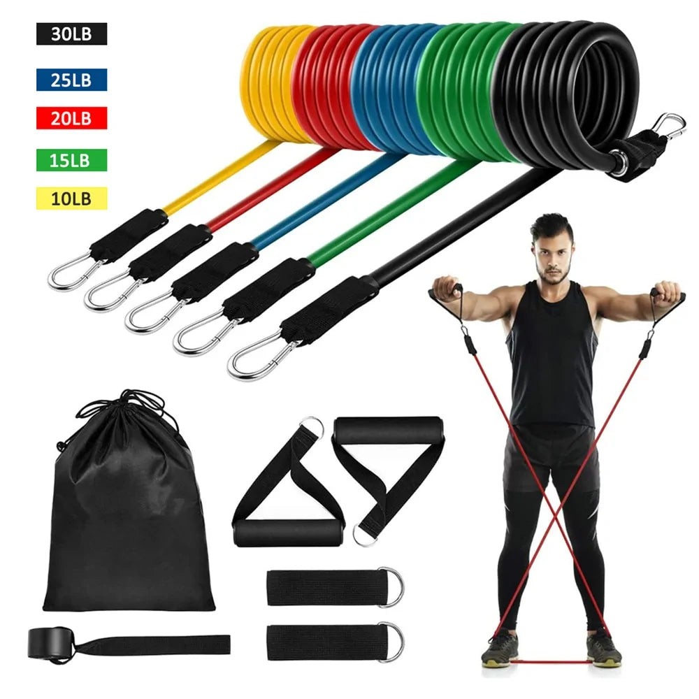 16PCS Resistance Band Set