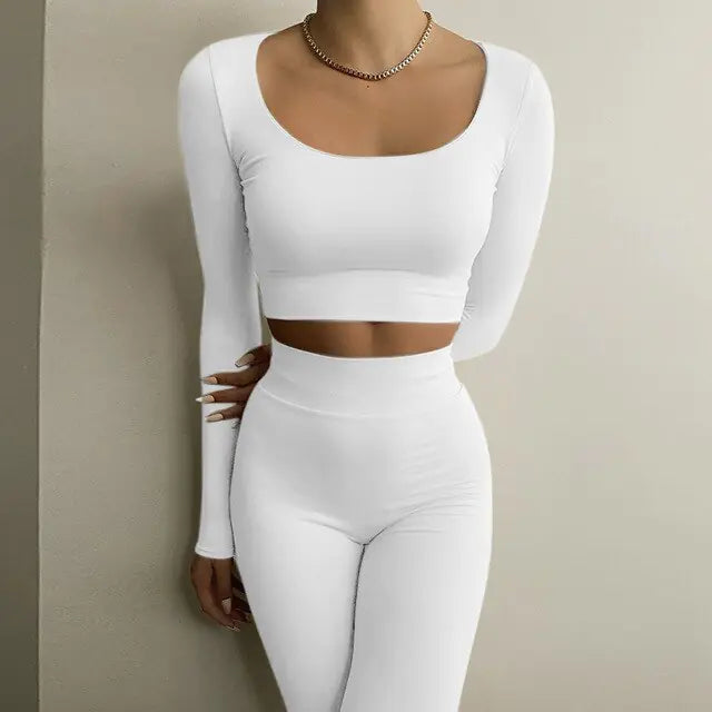 Crop Top & Leggings Set